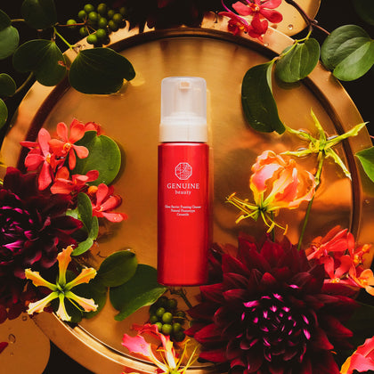 genuinemart genuinebeauty グロスバリア フォーミングクレンザー　セラミド 天然ヒト型セラミド 高濃度 配合 洗顔 泡立て不要 あわ濃密  30代 40代 50代 保湿   高保湿力 ツヤ ハリ くすみ 毛穴開き たるみ 人気 スキンケア エイジングケア 